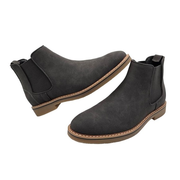 Alfani Chelsea Boots Gum Sole Gray Ankle Bootie Memory Foam Insole Men's 13M - Picture 1 of 9
